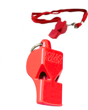 Design sans titre (19) Fox 40 sifflet classique Rouge
