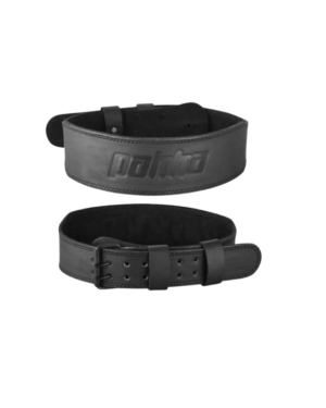 Design sans titre (37) Ceinture Cuire Lombaire de Musculation Noire Pakka