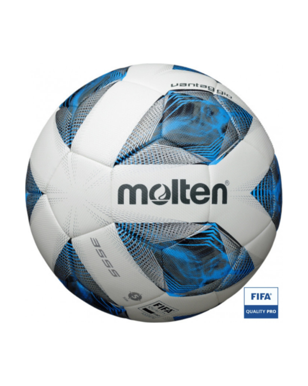 Ballon de football Vantaggio 3555 Blanc  & Bleu FIFA Quality Pro Taille 5