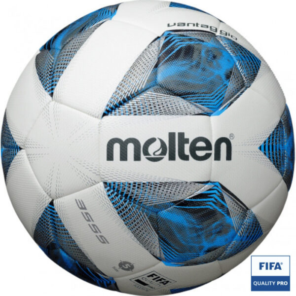 f5a3555-k Ballon de football Vantaggio 3555 Blanc & Bleu FIFA Quality Pro Taille 5